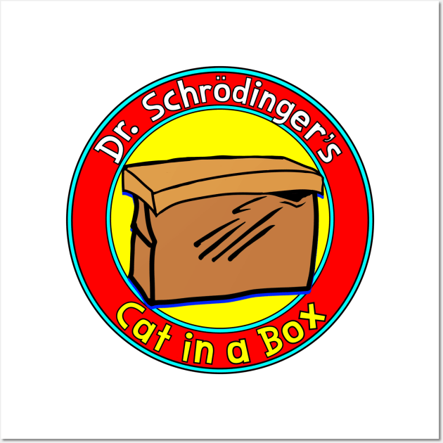 Schrodinger's Cat Wall Art by Retro-Matic